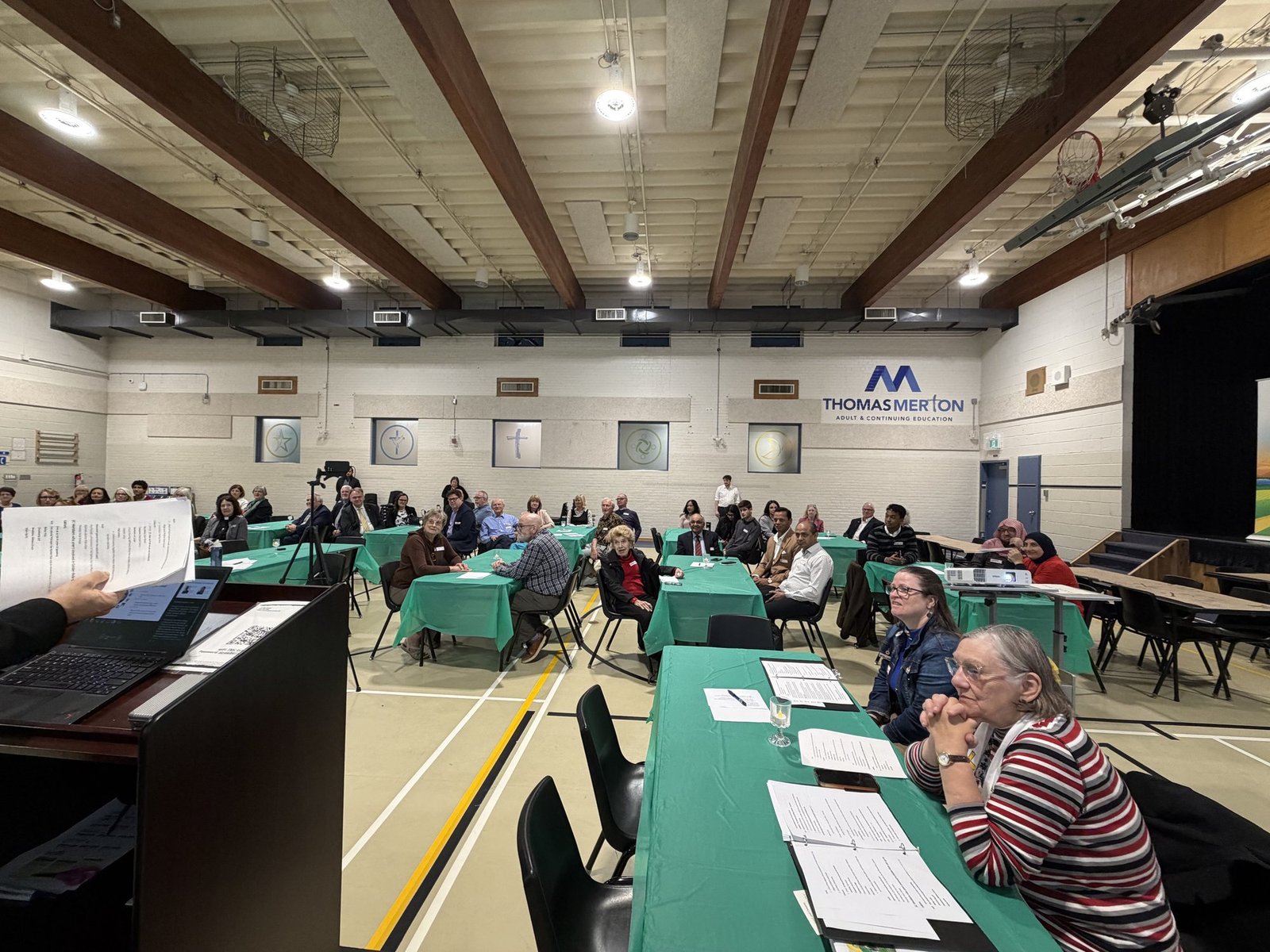 A full room — guests from across Halton at the 25th Anniversary Breakfast